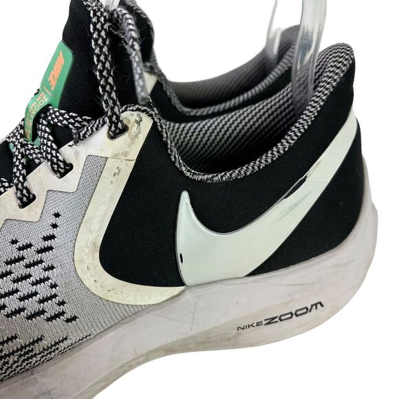 Nike Mens BQ9261-001 Zoom Winflo Black White Running Sneakers Lace Up Shoes 7.5 - Picture 9 of 16